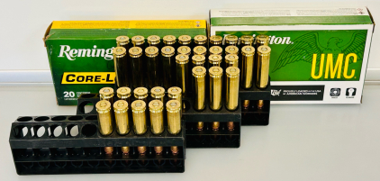 Full Box Of Remington 30-06 SPRG 150 Gr. With (1) Partial Box (7 Rnds), and Partial Box of Remington Core Lokt 308 Win 180 Gr. (10 Rnds)