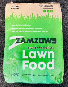 25lb Bag Of Zamzows Super Premium Lawn Food