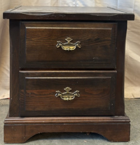 Small Dark Oak Nightstand