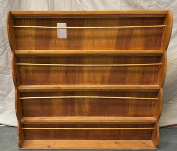 Vintage Wood Racking Shelves