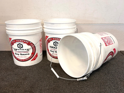 (4) 5-Gallon Buckets