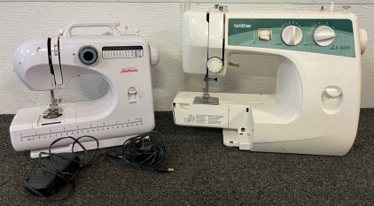 Brother LS-2020 Sewing Machine, Sunbeam SB1818 compact Sewing Machine