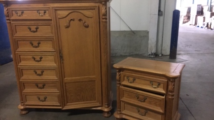 Armoire and Night Stand