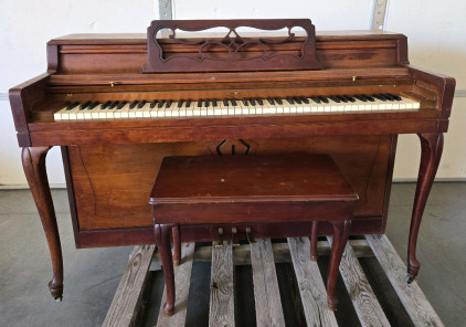 Vintage Wurlitzer Piano w/Bench