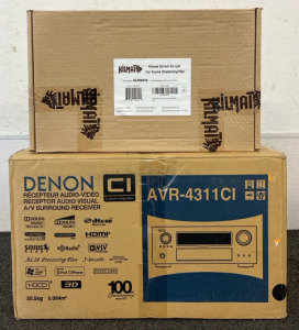Denon AVR-4311CI A/V Surround Receiver, Kilmer 80 mil 36 sqft Car Sound Deadening Mat