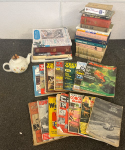 Vintage Books, Handbooks & Magazines, & Teapot