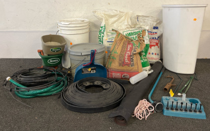 Lawn & Garden Care Items Including Fertilizers, Hoses, Landscape Edging & More