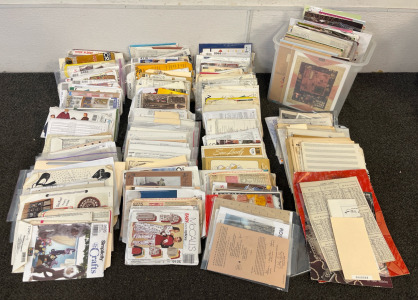 Large Sewing Stencils Lot!