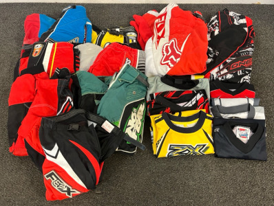 Youth & Adult Dirt Biking Gear Including Pants & Shirts