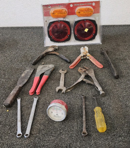 Haul-Master Light Kit-Deluxe 12 V Trailer Lights, And A Tote Filled With Spare Tools, Parts, And More!