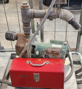 Gould Century Electric Motor And A Stack On Toolbox