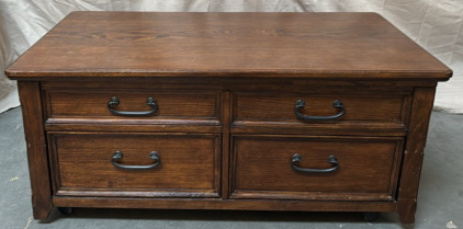 4-Drawer Coffee Table w/ Lift Top