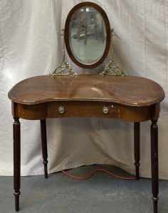 Vintage Desk w/ Drawer & Mirror