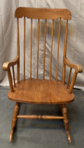 Vintage Wood Rocking Chair