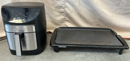 Gourmia Air Fryer & Black & Decker Griddle