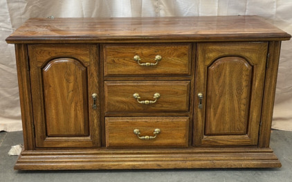 Sleek Oak Buffet