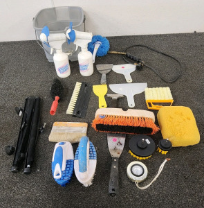 Cleaning Brushes, Scrapers, Car Windows Shades, And More
