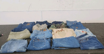 Huge Men's Jeans Haul!- Including Carhart, Wrangler, Rustler, And More!