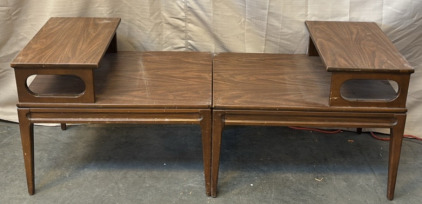 (2) Small Matching Wood Coffee Tables