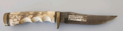 Schrade Model 153 Uncle Henry Stamped Knife With Stag Handle