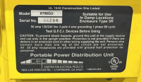 CEP UL Construction Portable Power Distribution Unit Model: 8706GU - 5