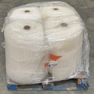 (4) Large Rolls Of Uline Bubble Wrap