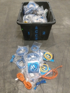 Whole Large Bin CAT5E Patch Cables And Assorted Lengths