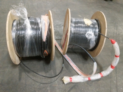 2) Spools Fiberoptic Cable