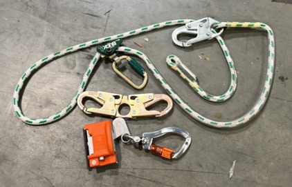 An Assortment of Climbing & Safety Gear