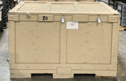 Empty Wooden Shipping Crate 43&rdquo;x62&rdquo;x38&rdquo;