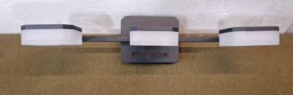 (1) Biartw LED Vanity Light, Matte Black Finish, Model TJB813-3T