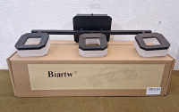 (1) Biartw LED Vanity Light, Matte Black Finish, Model TJB813-3T - 2