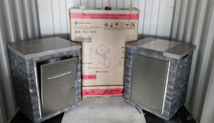 (3) Member's Mark SS304 Grill Island Components - Deluxe Stacked Stone - Sold As Is [CONNEX]