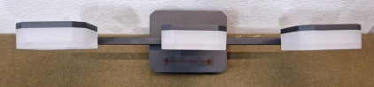 (1) Biartw LED Vanity Light, Matte Black Finish, Model TJB813-3T
