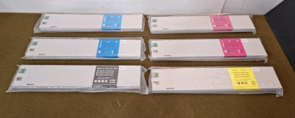 (1) Set Of (6) 440ml Ink Cartridges, Compatible W/ Roland Eco-Sol MAX