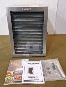 (1) Colzer Stainless Steel, 12-Rack Food Dehydrator, Model ST-06