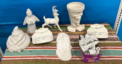 Assortment of Greenware