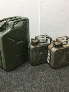 Lot Of (3) Jerry Cans
