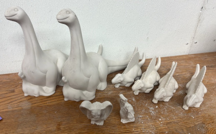 Box of Assorted Ceramic Figures