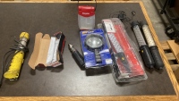 Assortment Of Flashlights and Craftsman 3/8 Inch Mini Ratchet