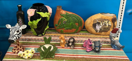 Assortment of Exquisite Ceramic Art Pieces