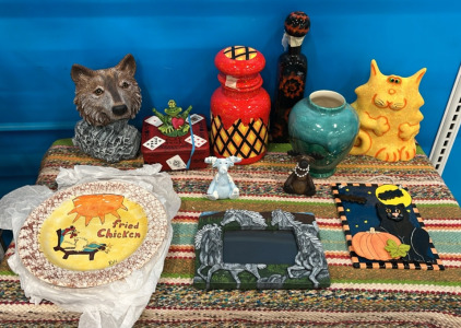 Assortment of Finished Ceramic Items