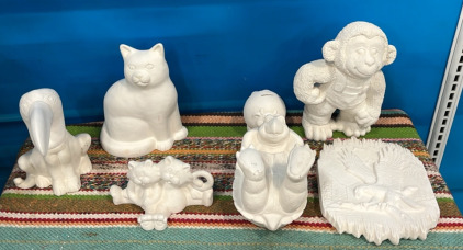 Assortment of Unfinished Ceramics
