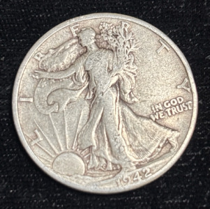 1942 Walking Liberty Half Dollar