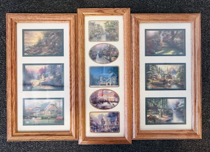 (11) Small Framed Thomas Kinkade Pictures
