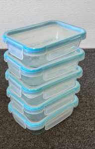 14 Piece Set Of Snap Ware Pyrex Bowls With Lids