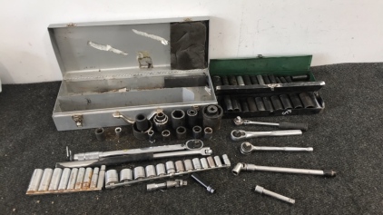 Toolbox Full of Complete Ratchet Sets and more