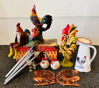Rooster Themed Home Decor