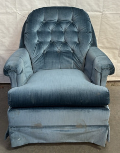 Vintage Blue Rocking Chair
