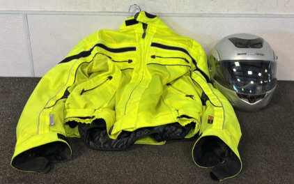 Olympia Motorsports Jacket & SevenZeroSeven Helmet